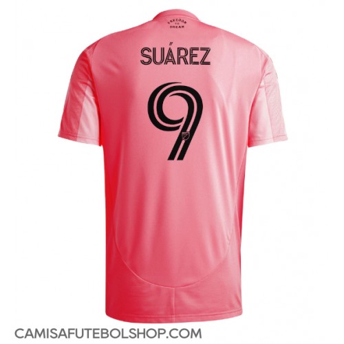 Camisa de time de futebol Inter Miami Luis Suarez #9 Replicas 1º Equipamento 2025-26 Manga Curta Camisa de time de futebol Inter Miami Luis Suarez #9 Replicas 1º Equipamento 2025-26 Manga Curta